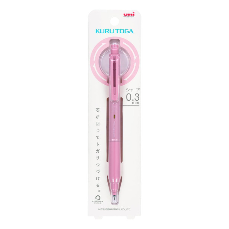 Mitsubishi Pencil Kurutoga KS 0.3 Coral Pink M3KS1P.66
