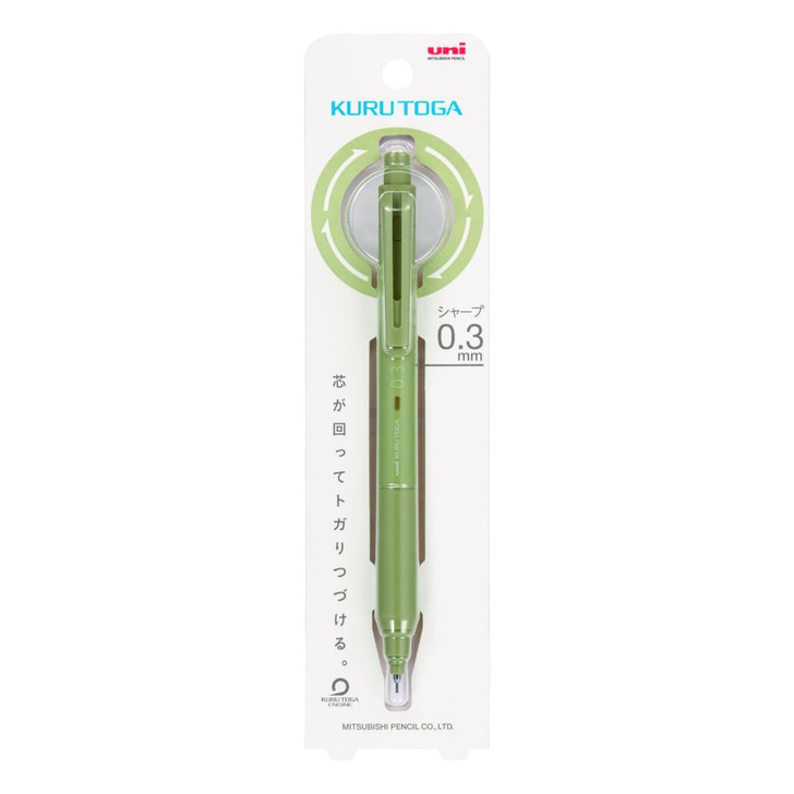 Mitsubishi Pencil Mechanical Pencil Kuru Toga KS 0.3 Herb Green M3KS1P.76