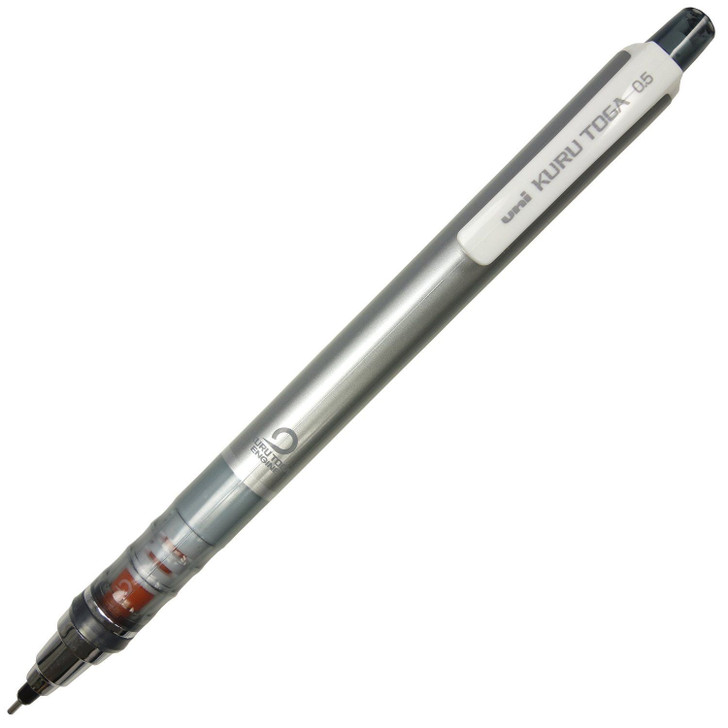 Mitsubishi Pencil Mechanical Pencil Kuru Toga 0.5 Automatic Lead Rotation Mechanism Silver M54501P.26