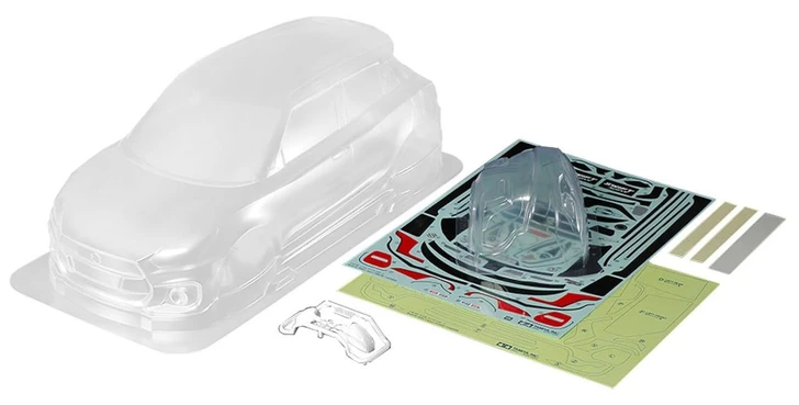  Tamiya 51652 (SP1652) 1/10 RC Suzuki Swift Sport Spare Body Set Unpainted Clear 