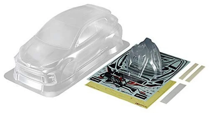  Tamiya 51656 (SP1656) 1/10 RC Toyota GR Yaris Unpainted Clear Spare Body Set 