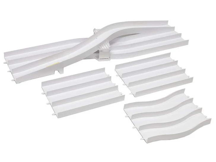  Tamiya Mini 4WD Track Special Limited Japan Cup Junior Circuit Lane Change Expansion Set White 69579 