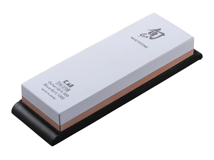 Kai KAI Shun Classic Combination Sharpening Whetstone 300/1000 DM0708  Made In Japan 