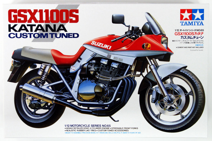 Tamiya 14065 GSX1100S KATANA Custom Tuned 1/12 scale kit - Plaza Japan