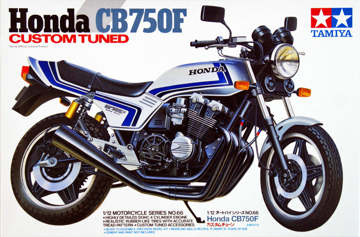 Tamiya 14066 Honda CB750F Custom Tuned 1/12 Scale Kit (4950344992621)