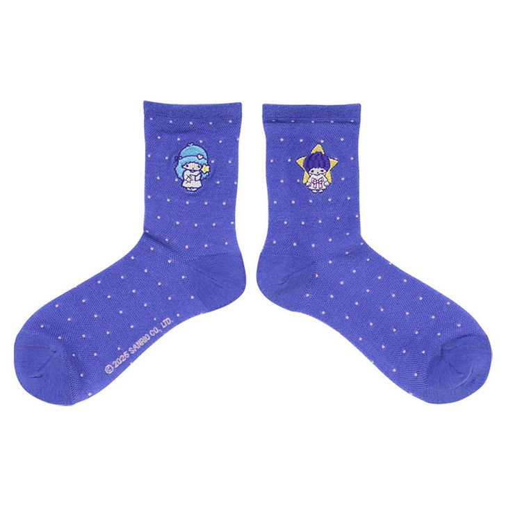  Sanrio LittleTwinStars Crew Length Socks 902870 