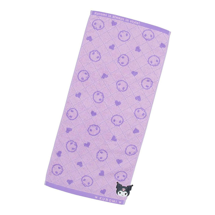  Sanrio Kuromi Face Towel 930041 