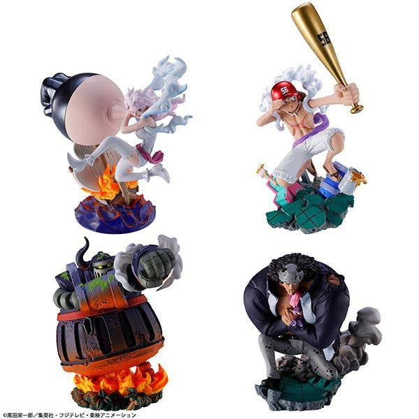 Puchirama One Piece LOGBOX RE BIRTH Egghead Arc 02 Figure BOX(4pcs)