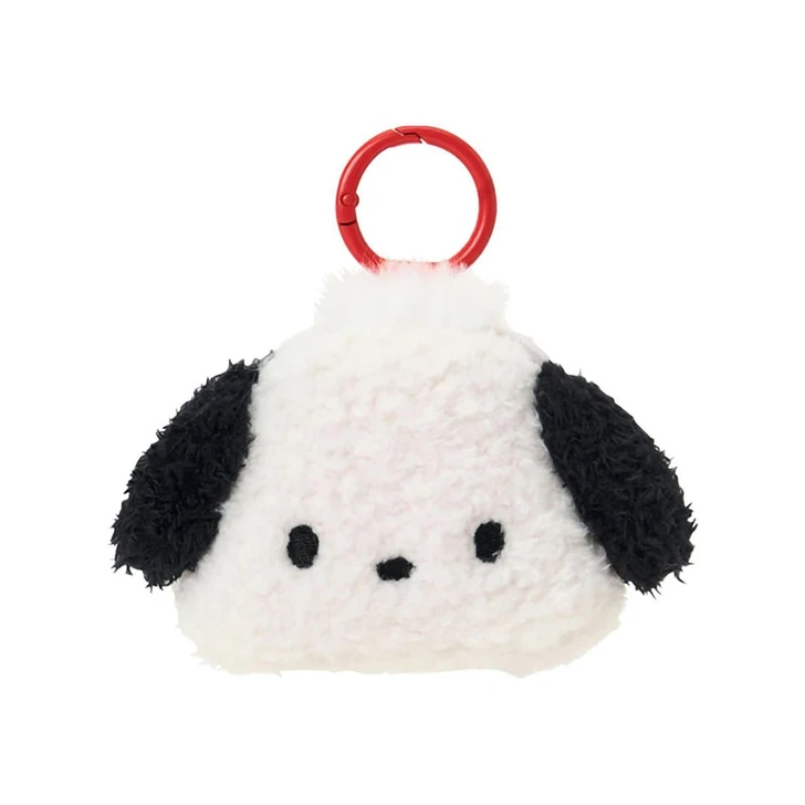  Sanrio Pochacco Face Shaped Mini Pouch With Carabiner 015946 