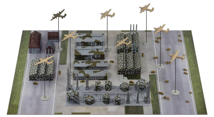  Pit-Road 1/700 WWII Operation Tidal Wave (Ploiesti Refinery Attack) Plastic Model 