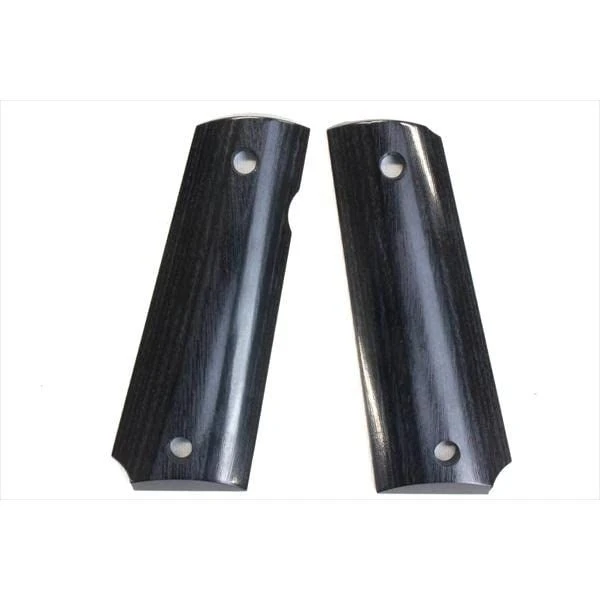 Wood Grip Government 45 Auto Smooth Black