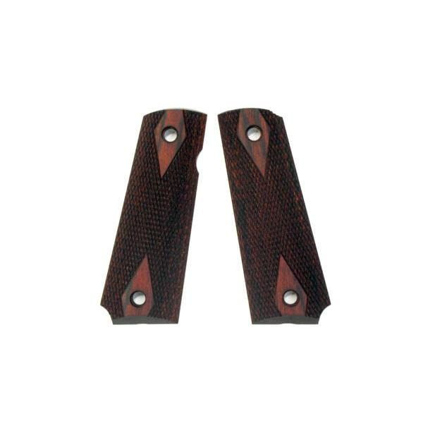 Wood Grip M45CQP/DOC Diamond Checker Brown