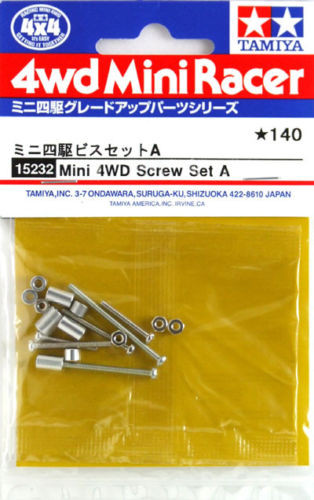 Tamiya 15232 Mini 4WD Screw Set A (4950344998586)
