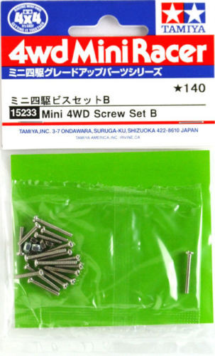 Tamiya 15233 Mini 4WD Screw Set B (4950344998593)