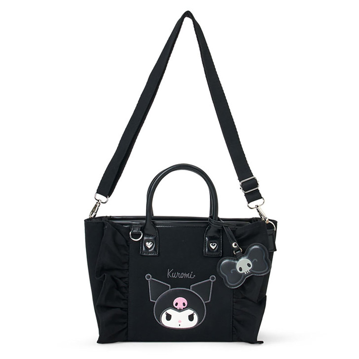 Sanrio Kuromi Square 2 Way Bag With Charm 011371