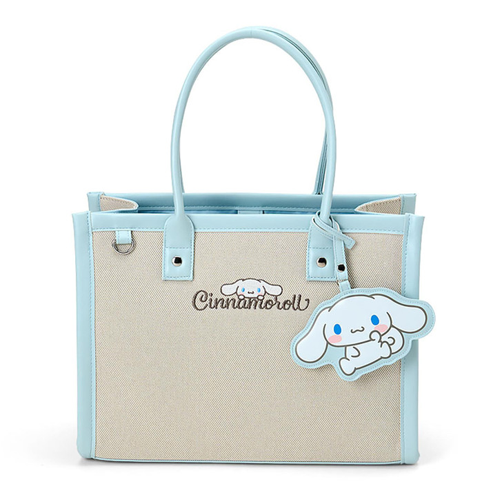 Sanrio Cinnamoroll Square Tote Bag With Charm 012408