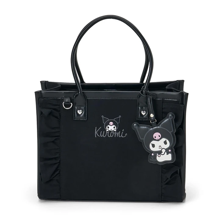 Sanrio Kuromi Square Tote Bag With Charm 013463