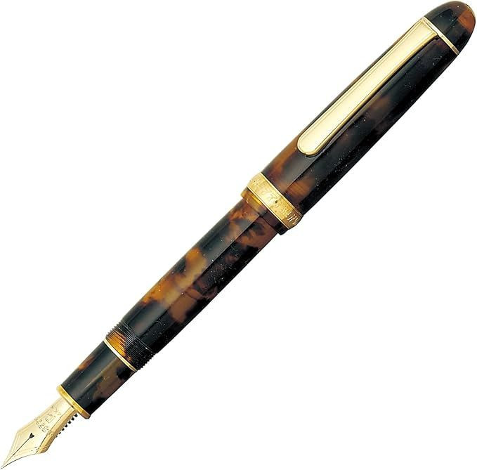 Platinum Pen Celluloid Bekkou Fountain Pen - Medium Nib