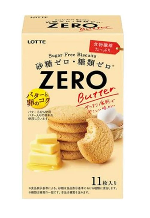 Lotte Zero Sugar Free Butter Biscuit