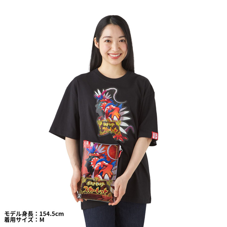 Pokemon Center Original Package T Shirt In Pouch Pokemon Scarlet Unisex M