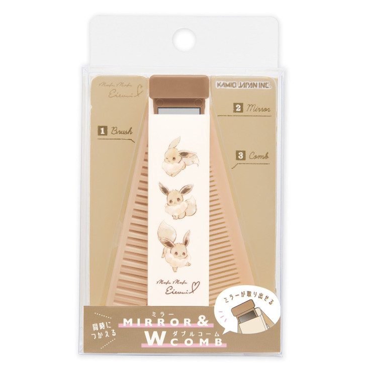 Pokemon Center Original Mirror And W Comb / Eevee