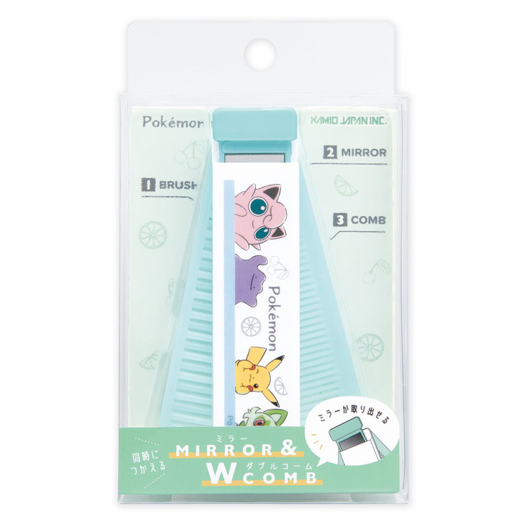 Pokemon Center Original Mirror & W Comb / Pokemon Ring