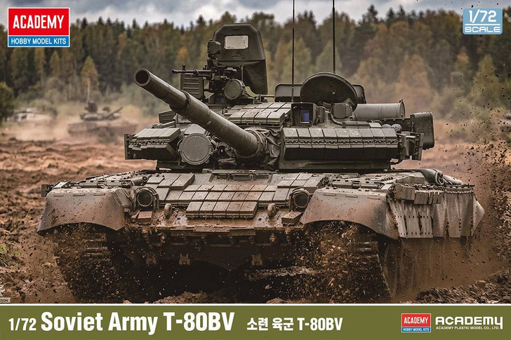 ACADEMY 1/72 Soviet Army T-80BV Plastic Model