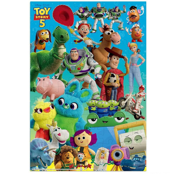 Jigsaw Puzzle Full of excitement (Toy Story 5) (96 Pieces)