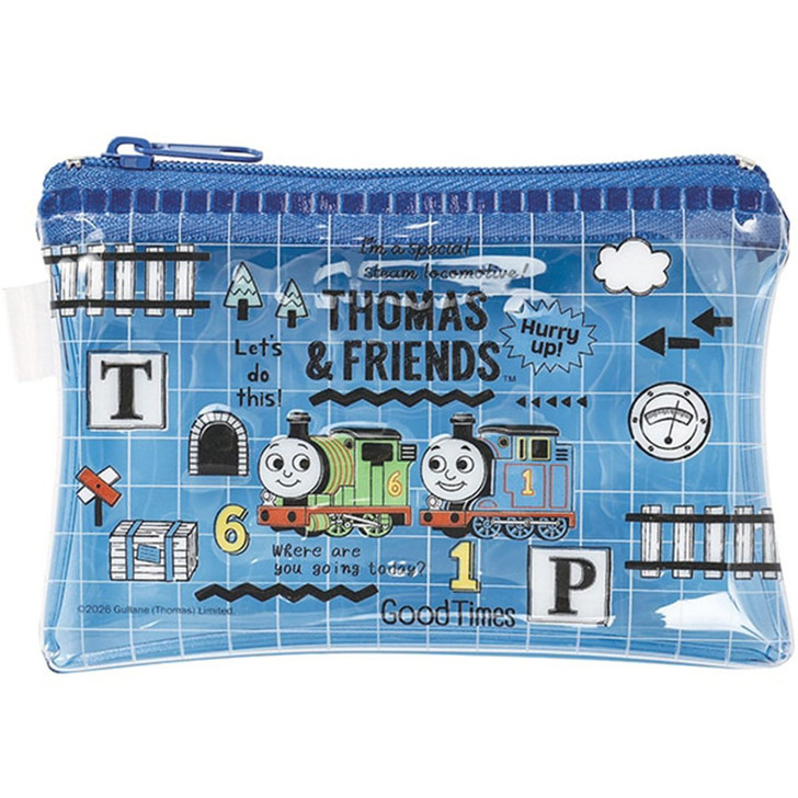 Flat Mini Pouch Thomas And Friends Standard Blue