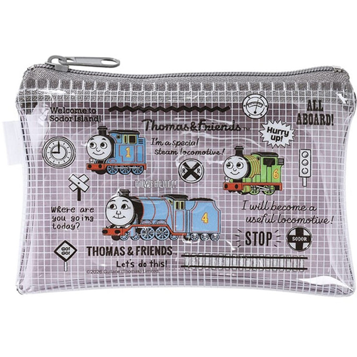 Flat Mini Pouch Thomas And Friends Standard Gray