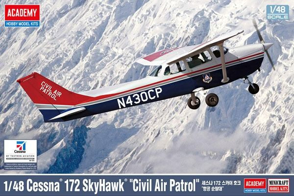 1/48 Cessna 172 Skyhawk "cap" Plastic Model