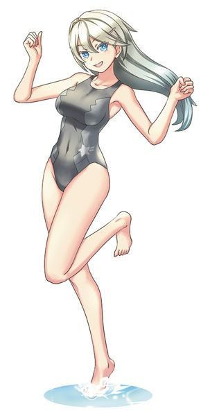 Hasegawa 1/12 12 Tamago Girls Collection No.53 "lucy Mcdonnell" (swimsuit) Resin Figure