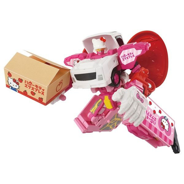Takara Tomy Hyper Tomica Jobraver Tjbex Carry Braver Hello Kitty Express Truck
