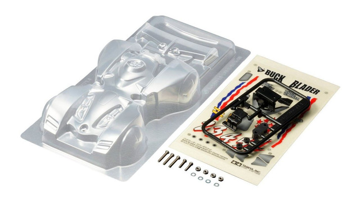 Tamiya 15479 Mini 4WD Buck Blader Clear Body Set (Polycarbonate) (4950344154791)