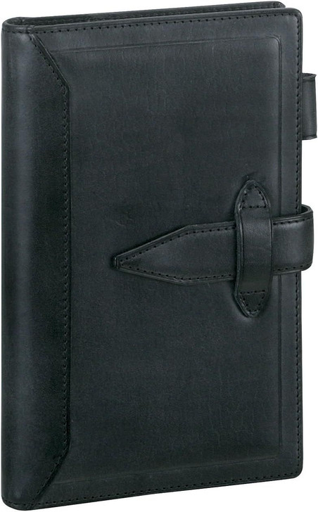 Raymay Fujii Da Vinci Roroma Classic Bible 15mm Personal Organizer - Black