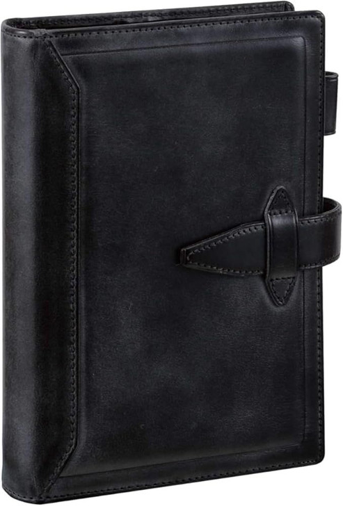 Raymay Fujii Da Vinci Roroma Classic Bible 24mm Personal Organizer - Black