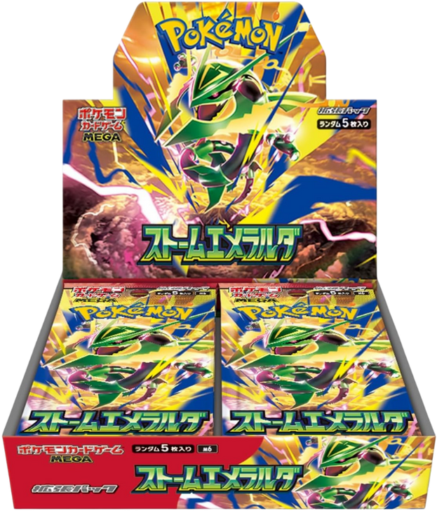 Pokemon TCG MEGA Expansion Pack Storm Emeralda M6 BOX