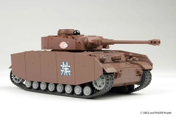 1/64 Rc Battle Senshado Series Panzer IV Type H (d Modified) Anglerfish Team (girls Und Panzer)