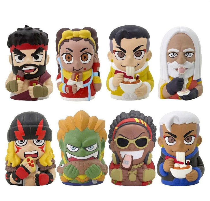 Capcom Capcom Street Fighter 6 Capcom Figure Builder Finger Puppets Vol. 2 Set Of 8