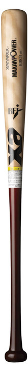 Xanax Baseball Batting Hitting Hardball Wooden Bat Natural x Brown (7094) 84 cm BHB7300