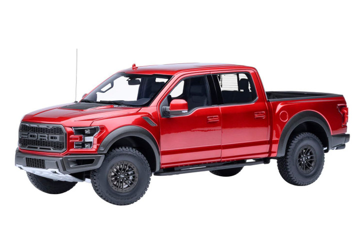 AUTOArt 72948 Ford F-150 Raptor SuperCrew '19 (Metallic Red) Finished Model