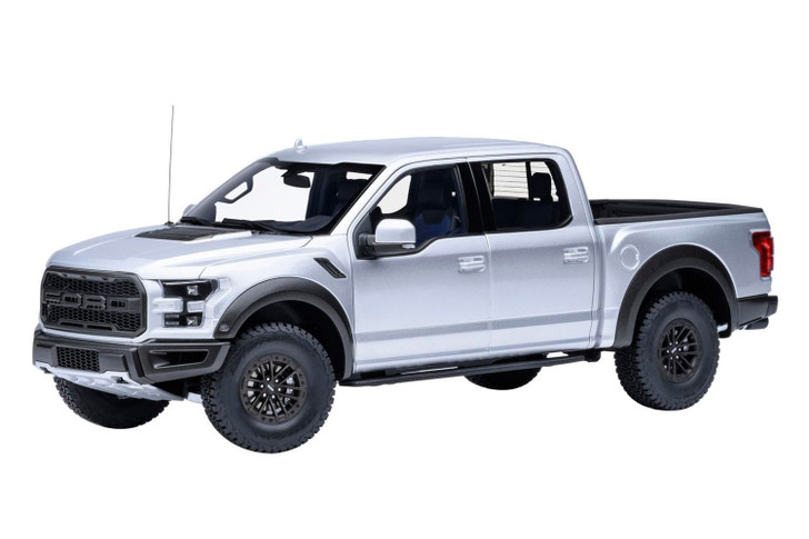 AUTOArt 72950 Ford F-150 Raptor SuperCrew '19 (Metallic Silver) Finished Model