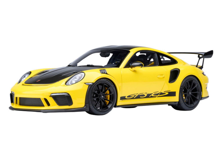 AUTOArt 78178 Porsche 911 (991.2) GT3 RS Weissach Package (Yellow/Carbon Black) Finished Model