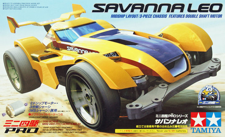 Tamiya 18623 Mini 4WD Savanna Leo (MS Chassis) 1/32