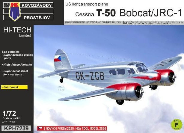 Scale 1/72 Cessna T-50 JRC-1 Bobcat High Tech Kit