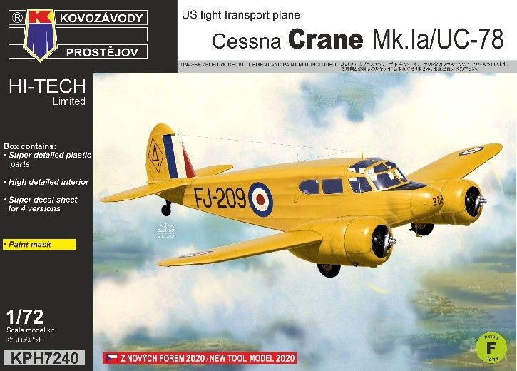 Scale 1/72 Cessna Crane Mk Ia Uc 78 Hi Tech Kit