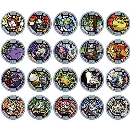 Bandai Candy Yo Kai Watch Medal Character Magnets
