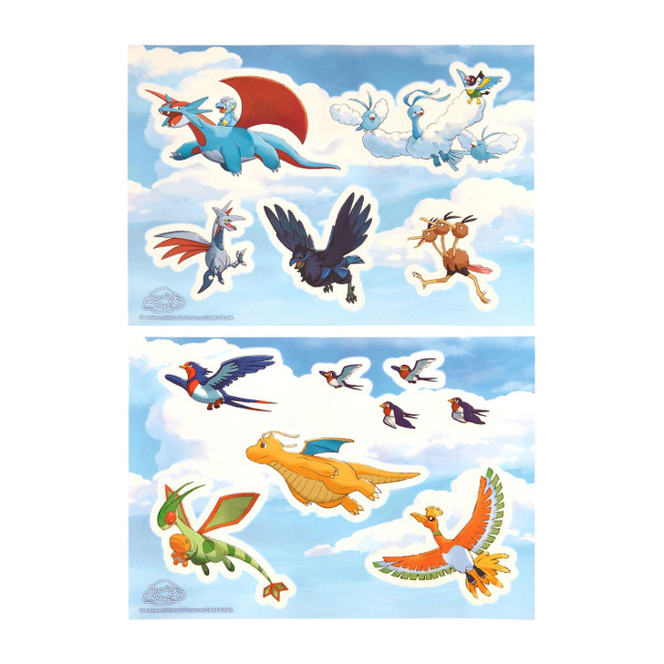 Pokemon Center Original Window Sticker Soaring Dreams