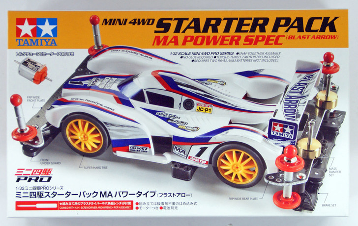 Tamiya 18647 Mini 4WD Starter Pack MA Power Spec (Blast