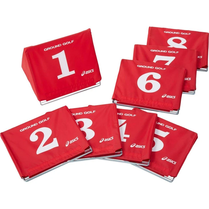 Asics Ground Golf Large Start Display Board Set 3283A027 Red 0916